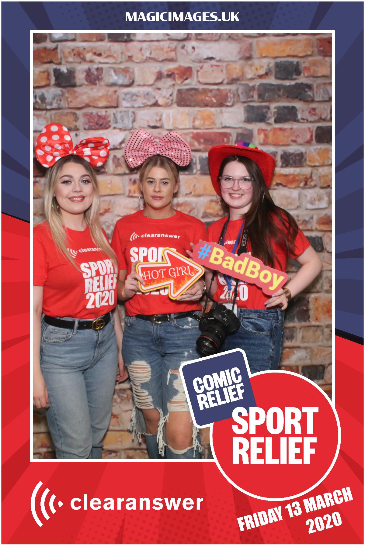 Clear Answer Sport Relief | View more photos from the event at gallery.magicimages.uk/u/MagicImages/Clear-Answer-Sport-Relief